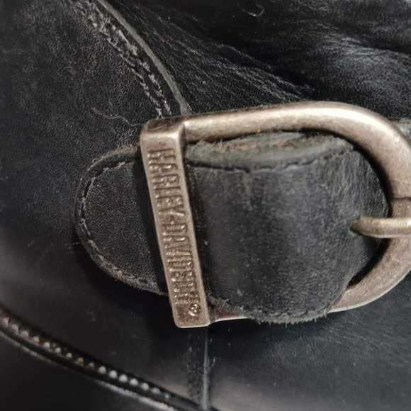 Harley Davidson women's high boots  #82015 used Sz. 7.5m - Picture 9 of 11